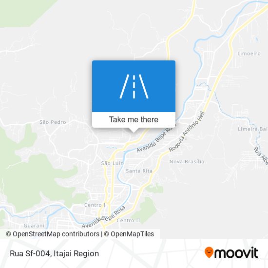 Rua Sf-004 map