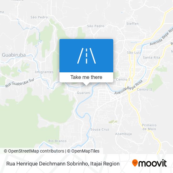 Mapa Rua Henrique Deichmann Sobrinho