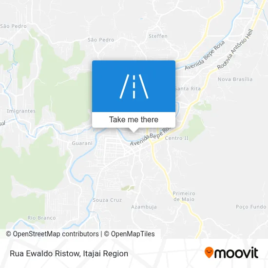 Rua Ewaldo Ristow map
