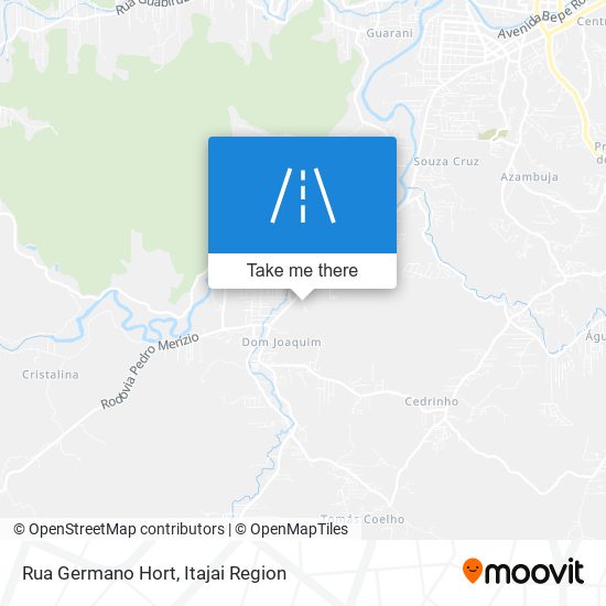 Rua Germano Hort map