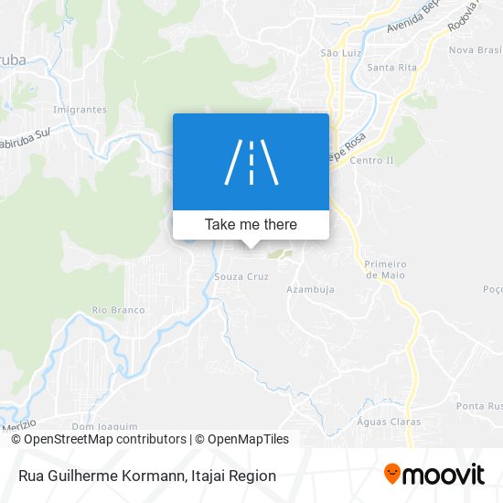 Mapa Rua Guilherme Kormann