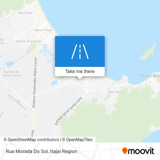 Rua Morada Do Sol map
