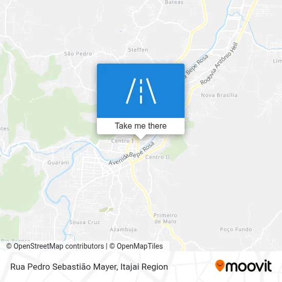 Rua Pedro Sebastião Mayer map