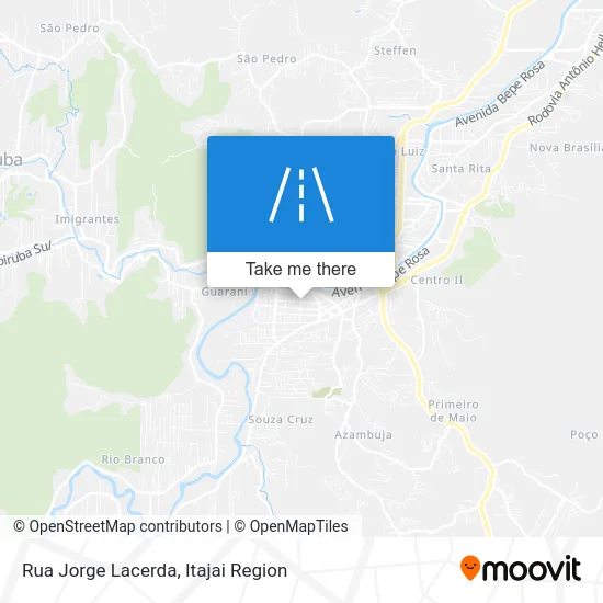 Rua Jorge Lacerda map