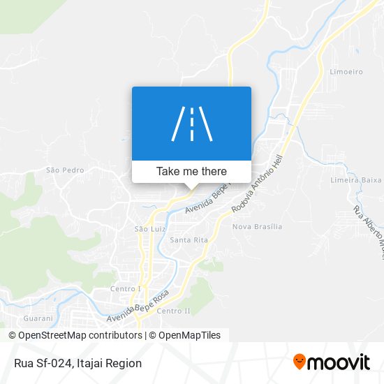 Rua Sf-024 map