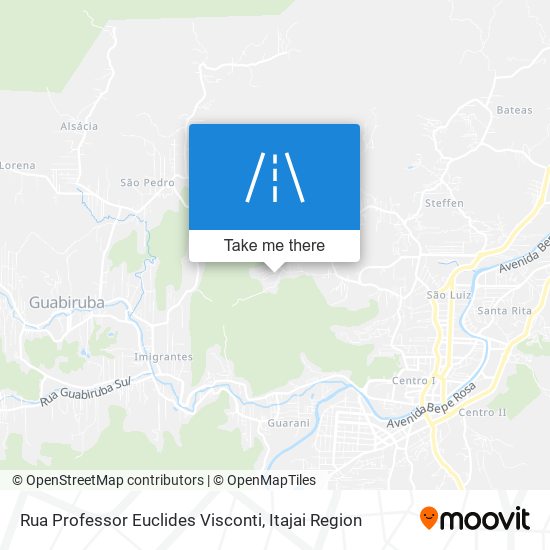 Rua Professor Euclides Visconti map