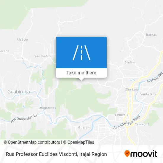Rua Professor Euclides Visconti map