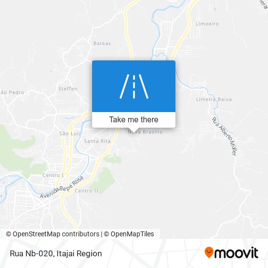 Rua Nb-020 map