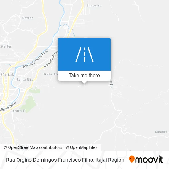 Rua Orgino Domingos Francisco Filho map