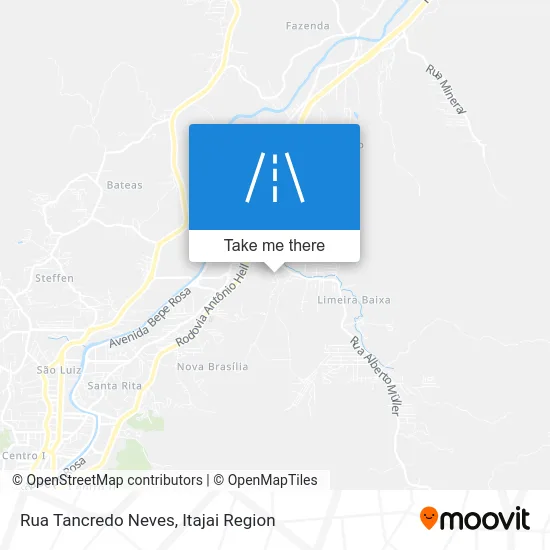Rua Tancredo Neves map