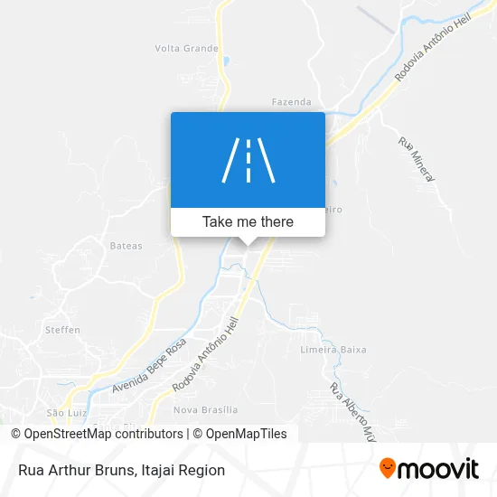 Rua Arthur Bruns map