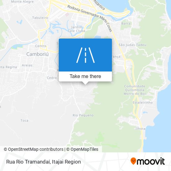 Mapa Rua Rio Tramandaí