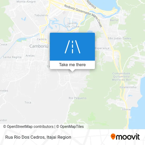 Rua Rio Dos Cedros map