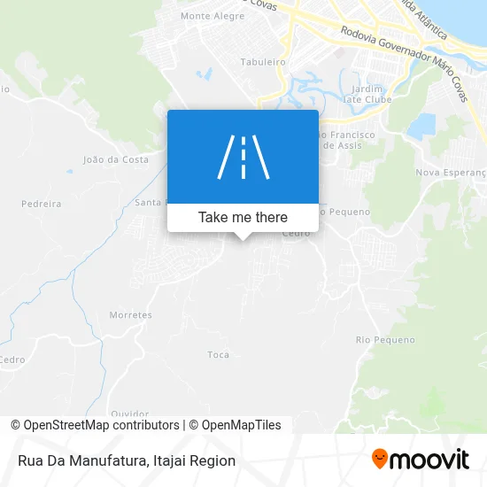 Rua Da Manufatura map