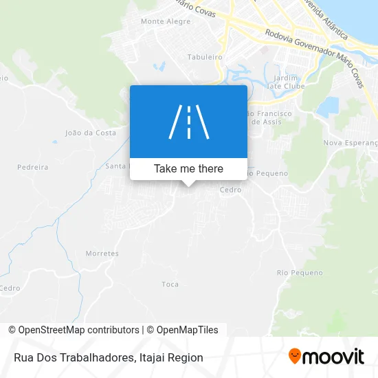Rua Dos Trabalhadores map