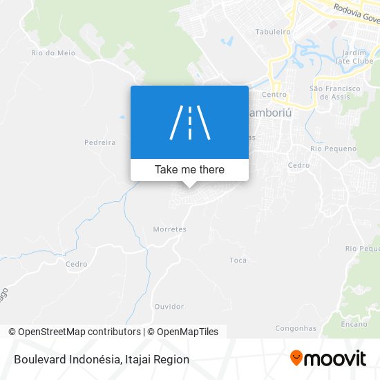 Mapa Boulevard Indonésia