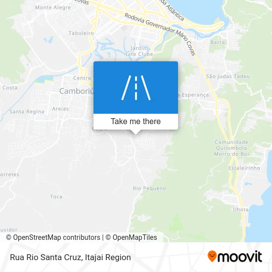 Rua Rio Santa Cruz map