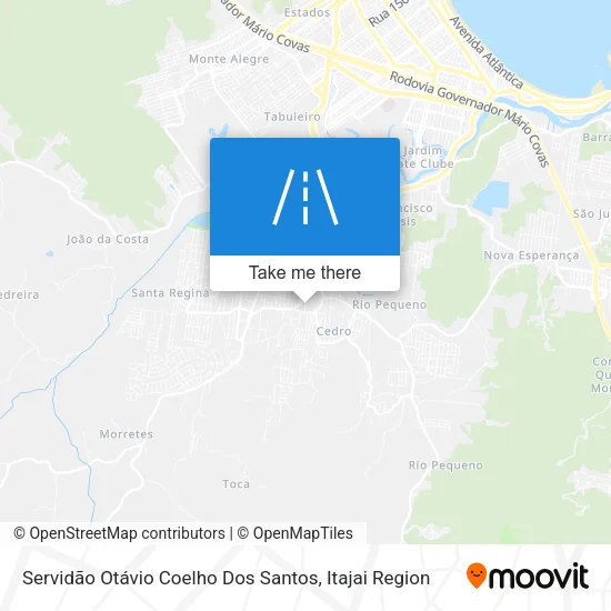 Servidão Otávio Coelho Dos Santos map