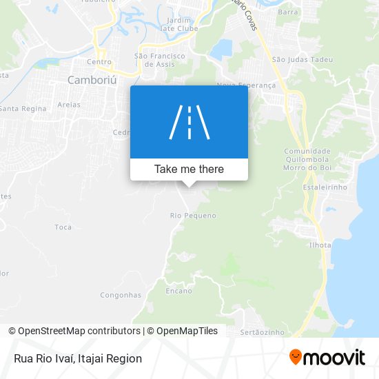 Mapa Rua Rio Ivaí