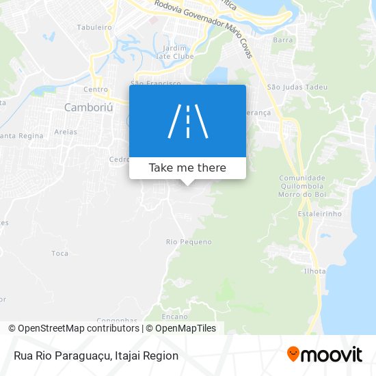 Rua Rio Paraguaçu map