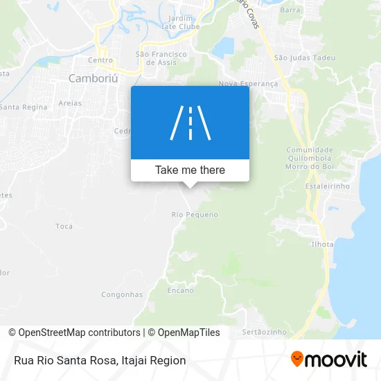 Rua Rio Santa Rosa map
