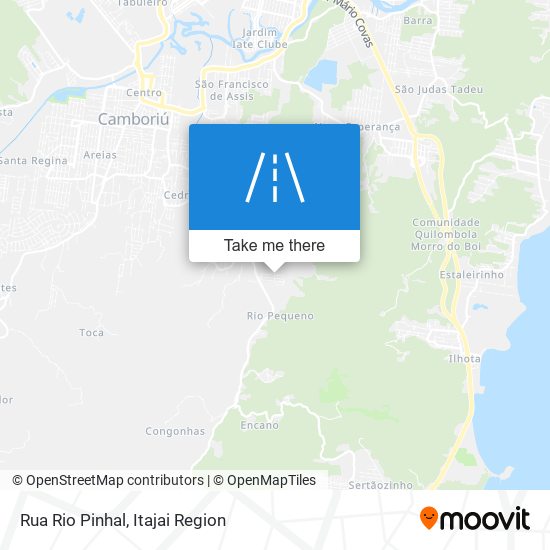 Mapa Rua Rio Pinhal