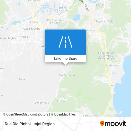 Rua Rio Pinhal map