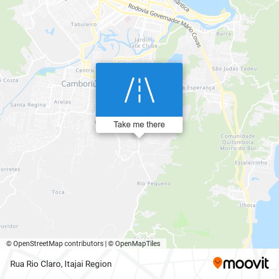 Rua Rio Claro map