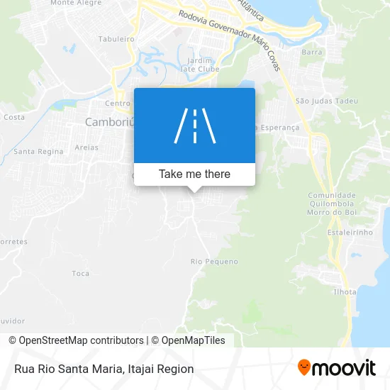 Rua Rio Santa Maria map