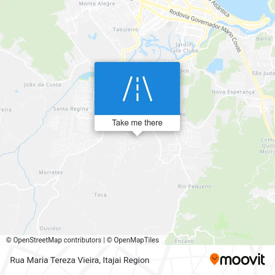 Rua Maria Tereza Vieira map