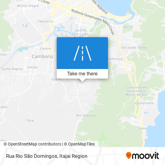 Rua Rio São Domingos map