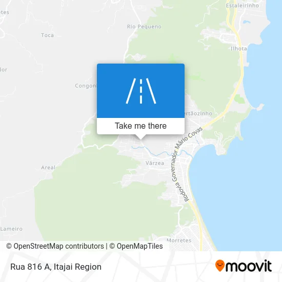 Rua 816 A map