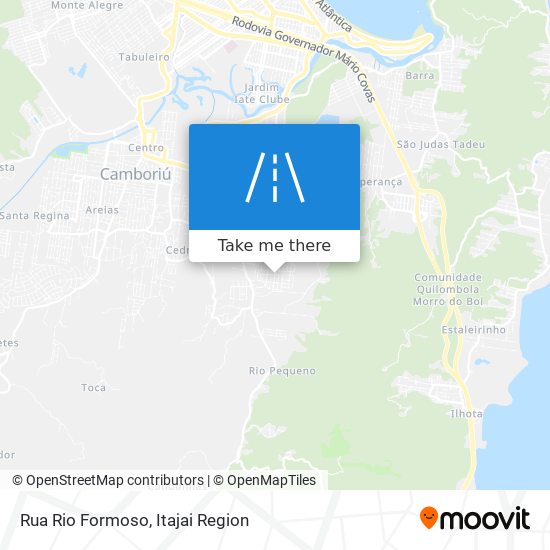 Mapa Rua Rio Formoso