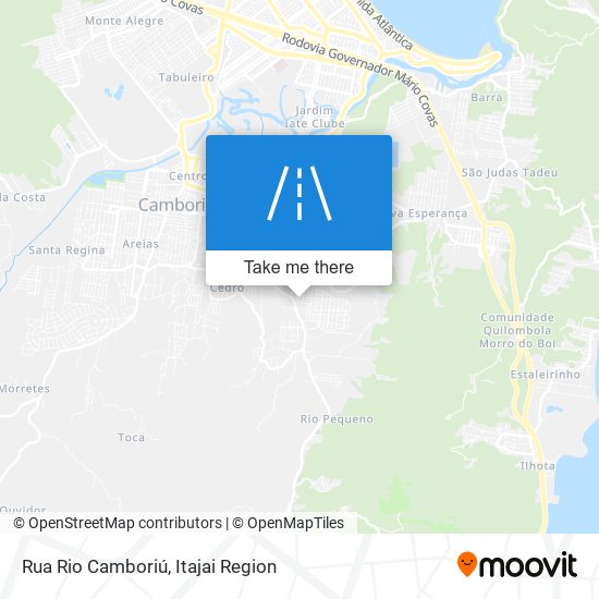 Rua Rio Camboriú map