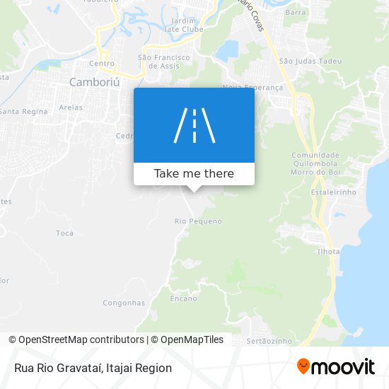 Rua Rio Gravataí map