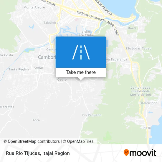 Rua Rio Tijucas map