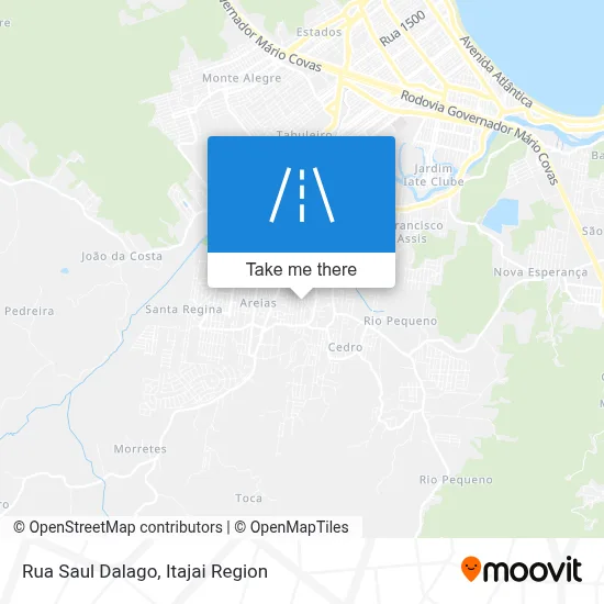 Rua Saul Dalago map