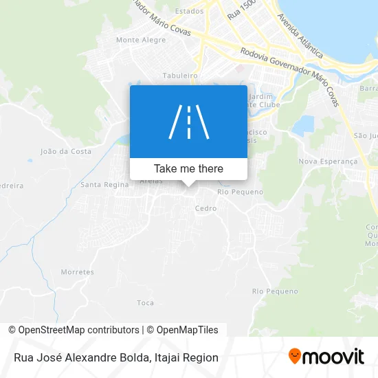 Rua José Alexandre Bolda map