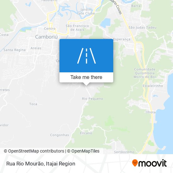 Mapa Rua Rio Mourão