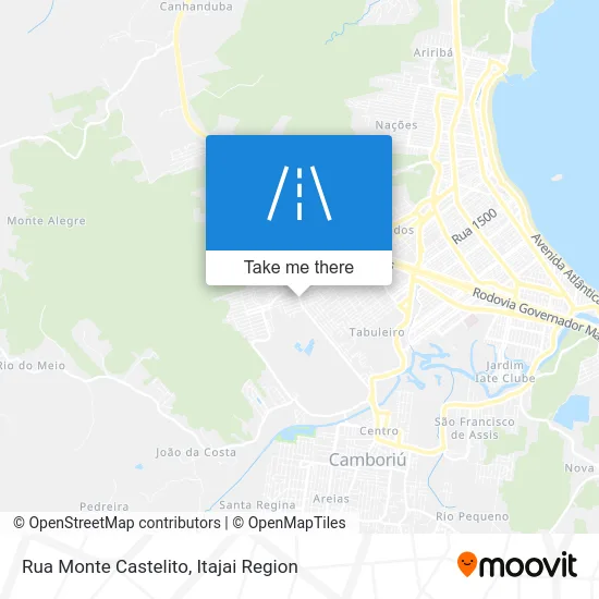 Rua Monte Castelito map
