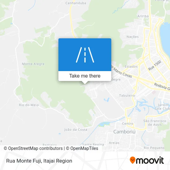Rua Monte Fuji map