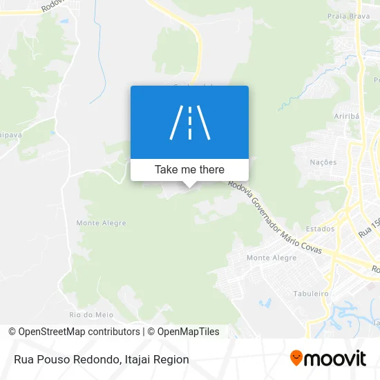 Rua Pouso Redondo map