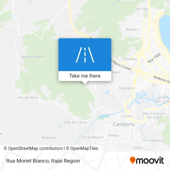 Rua Monet Bianco map