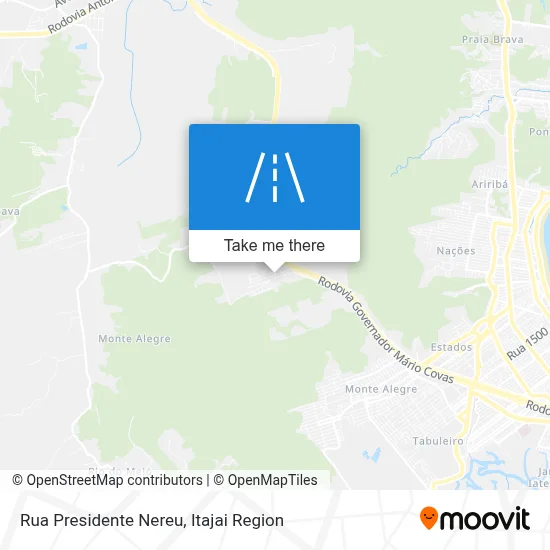 Rua Presidente Nereu map