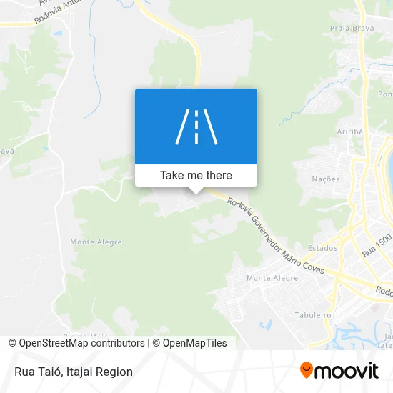 Rua Taió map