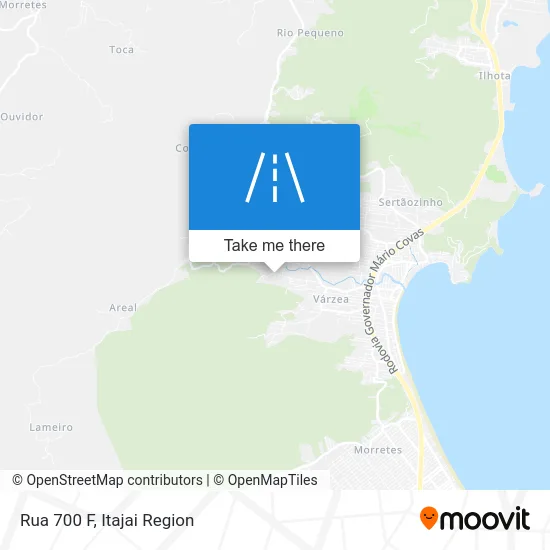 Rua 700 F map