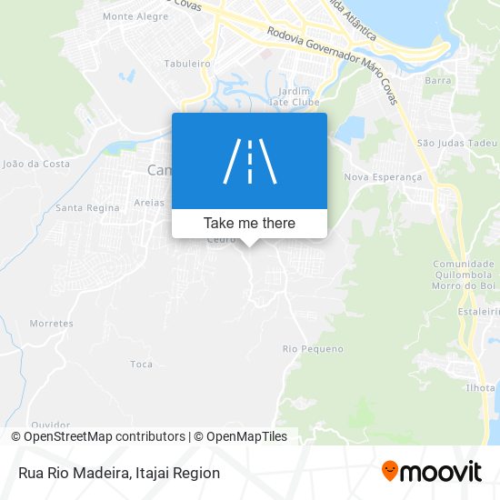 Mapa Rua Rio Madeira