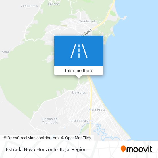 Estrada Novo Horizonte map