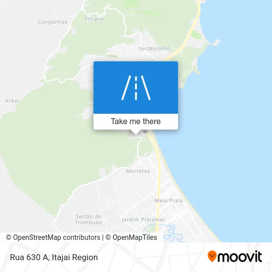 Rua 630 A map