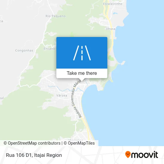 Rua 106 D1 map